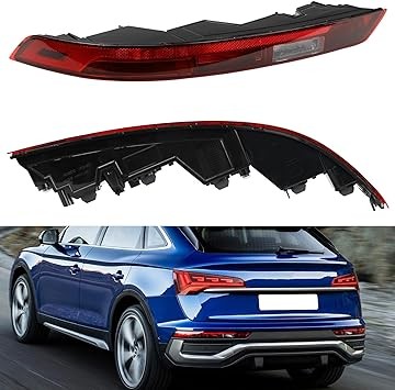 Rear Bumper Light Fit for Audi Q5 2018 2019 2020 2021 Back Up Tail Light Brake Lights for Left Driver Side.