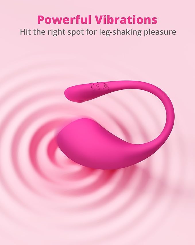 LOVENSE Lush 3 Remote Control Vibrator for Women, Wearable G-spot Vibrators with Remote App Controlled for Female Couples, Discreet Long Distance Adult Sex Toys & Games with Unlimited Vibration Modes