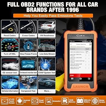 LAUNCH X431 Elite Bi-Directional OBD2 Scanner for Toyota Lexus, 2024 Full System Diagnostic Scan Tool, All Reset Service Code Reader, ECU Coding, Battery Registration,AUTO VIN,Lifetime Free Update
